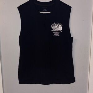 The North Face Black Graphic Sleeveless Shirt